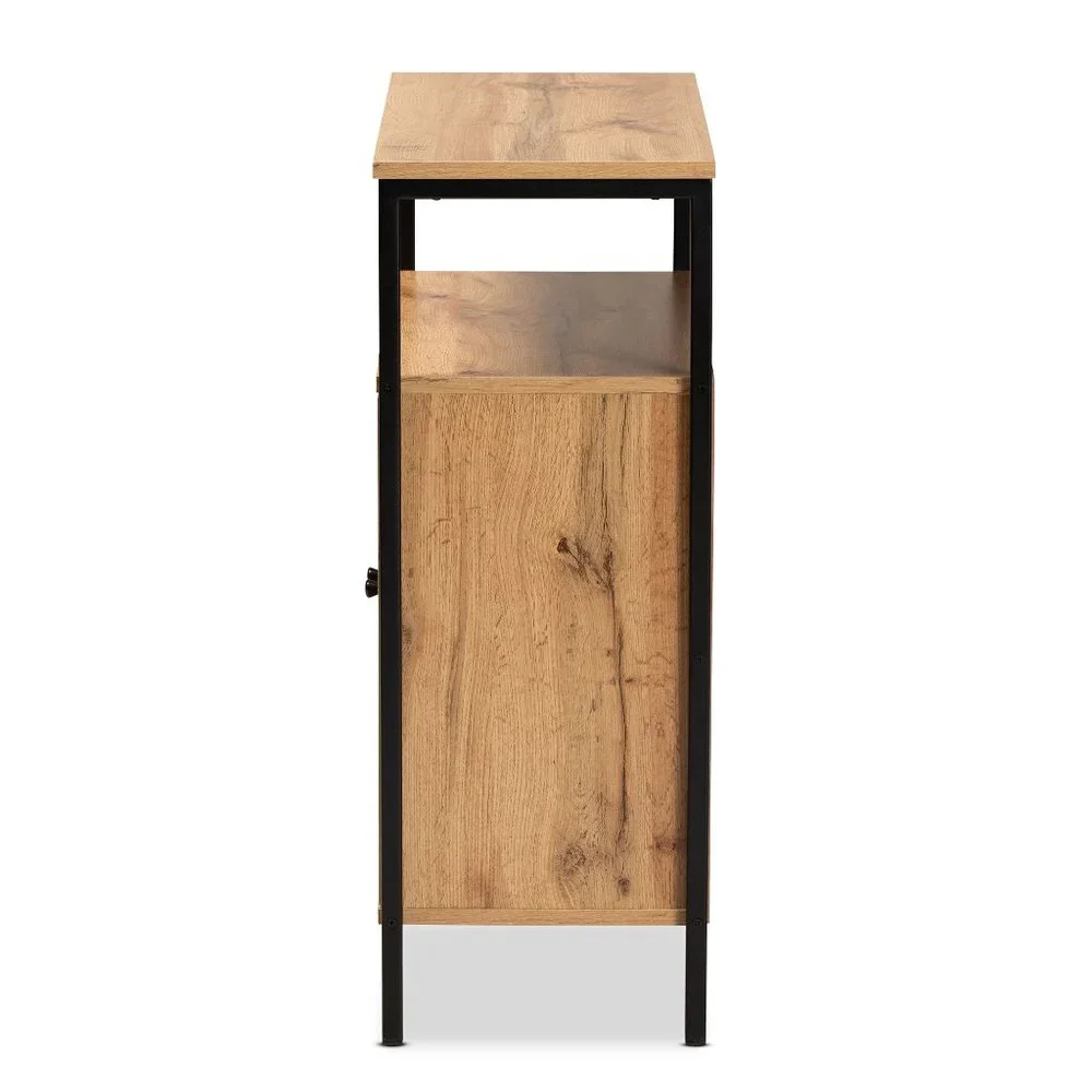 Baxton Studio Vander Modern and Contemporary Oak Br